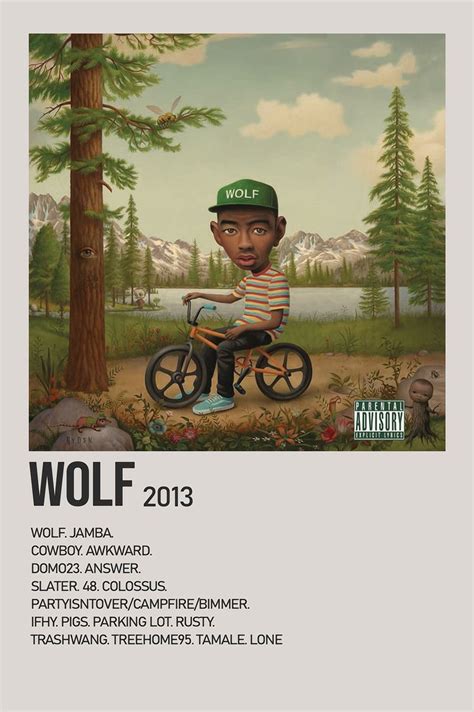 wolf poster tyler|TYLER, THE CREATOR Album Poster 